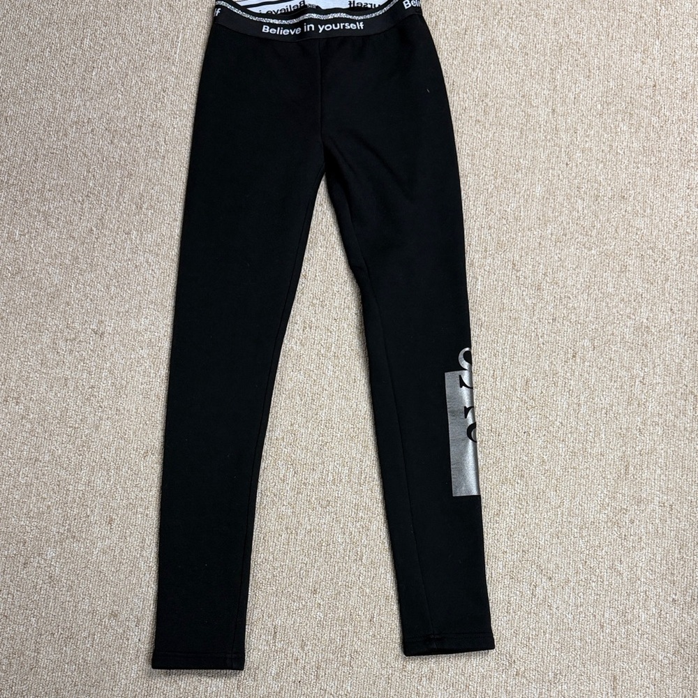 Black Kids Leggings